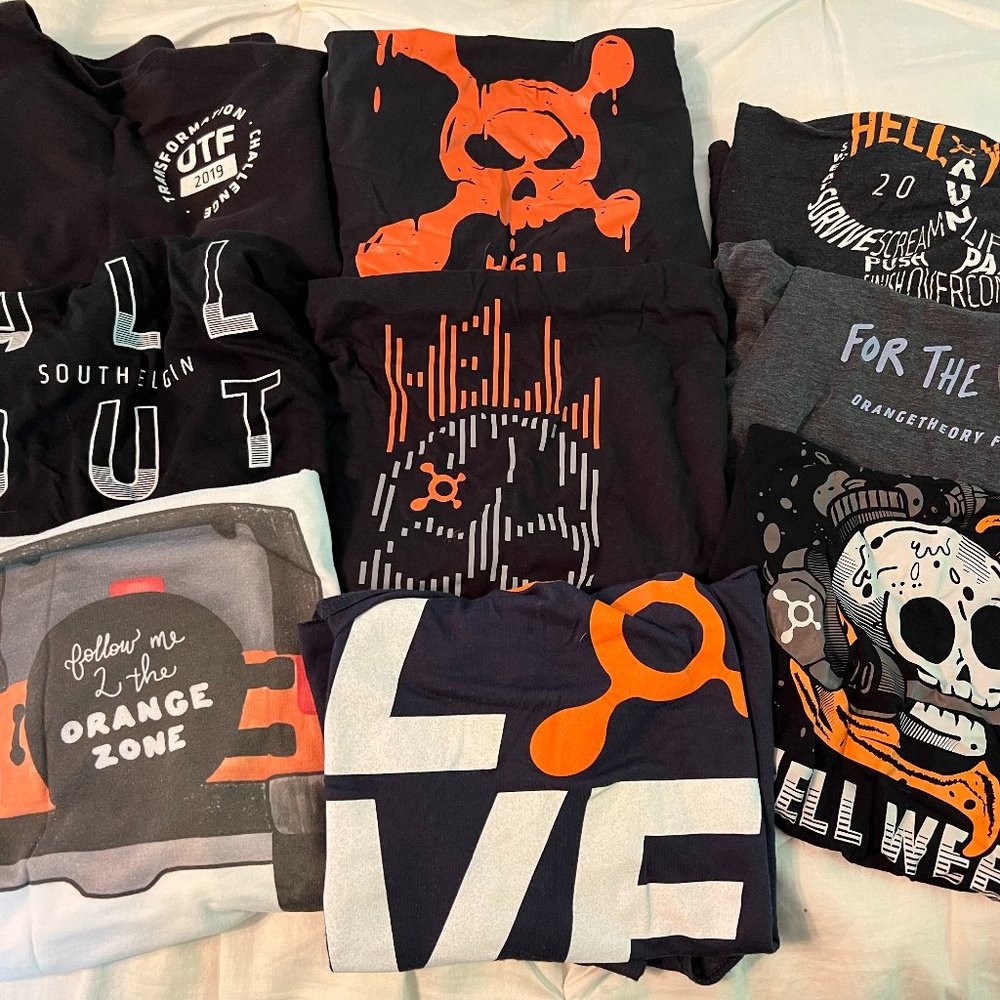 Lot of 9 Orangetheory tank tops